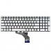 Клавиатура для ноутбука HP Pavilion 15-DA 15-DB 15-DX 15-DR 15-DW 15-CX 15-CS, 250 255 G7, RU/UA, (Silver, с подсветкой, Original)