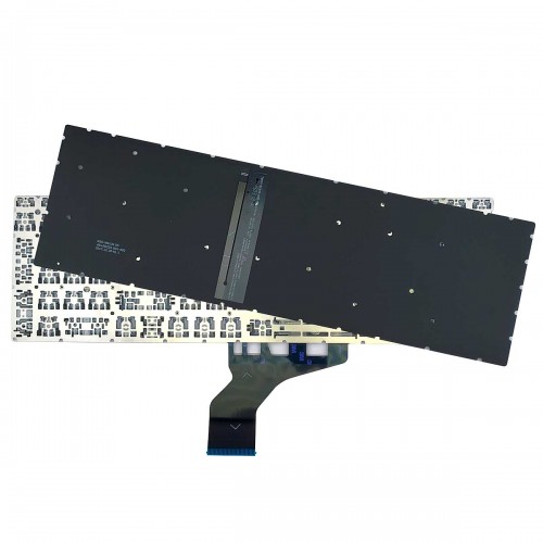Клавиатура для ноутбука HP Pavilion 15-DA 15-DB 15-DX 15-DR 15-DW 15-CX 15-CS, 250 255 G7, RU, (бело-серая, с подсветкой, Original)