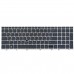 Клавиатура для ноутбука HP Elitebook 850 G5 G6 755 G5, ZBook 15u G5 G6, US/RU/UA, (черная, серая рамка, подсветка, трекпоинт)