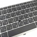 Клавиатура для ноутбука HP Elitebook 850 G5 G6 755 G5, ZBook 15u G5 G6, US/RU/UA, (черная, серая рамка, подсветка, трекпоинт)