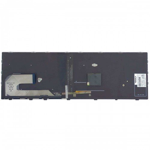 Клавіатура для ноутбука HP Elitebook 850 G5 G6 755 G5, ZBook 15u G5 G6, US/RU/UA, (чорна, сіра рамка, підсвічування, трекпоінт)