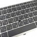 Клавіатура для ноутбука HP Elitebook 850 G5 G6 755 G5, ZBook 15u G5 G6, US/RU/UA, (чорна, сіра рамка, підсвічування, трекпоінт)