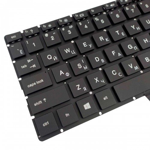Клавіатура для ноутбука HP 250 255 G6 15-BS 15-BW 15-CC 15-CD 15-CB, RU/UA, (чорна, з підсвіткою)