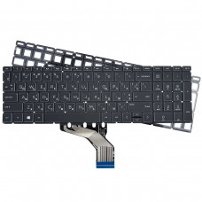 Клавиатура для HP Pavilion 15-DA 15-DB 15-DX 15-DR 15-DW 15-CX 15-CS, 250 255 G7, RU/UA, (L13318-001, черная, с подсветкой, Original)