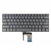 Клавіатура для ноутбука Lenovo IdeaPad 320S-13IKB Type 81AK, RU/UA, (сіра, з підсвіткою, Original)