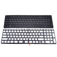 Клавіатура для HP Pavilion 15-P 15Z-P 17-F 17-P, Envy 15-k 17-k m7-k, RU, (чорна, з підсвіткою, Original)