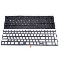 Клавиатура для HP Pavilion 15-P 15Z-P 17-F 17-P, Envy 15-k 17-k m7-k, RU, (черная, с подсветкой, Original)