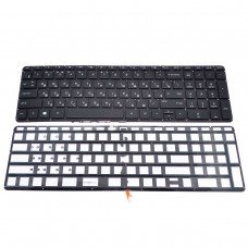 Клавіатура для HP Pavilion 15-P 15Z-P 17-F 17-P, Envy 15-k 17-k m7-k, RU, (чорна, з підсвіткою, Original)