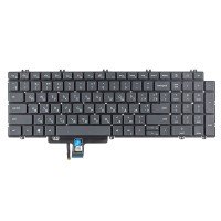 Клавіатура для Dell Latitude 3540 5520 5521 5531 5530 5540 Precision 3560 3561 series, RU/UA, Gray, Backlit