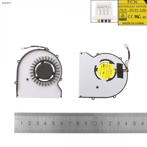 Вентилятор для HP ProBook 430 G1, (727766-001, KSB05105HB, 23.10776.001, DFS400805PB0T FCC7, Аналог)