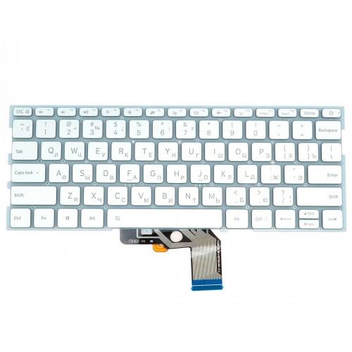 Клавиатура для ноутбука Xiaomi Air 13.3", RU, (490.09U07.0D01, 9Z.ND7BW.001, MK10000005761, silver, с подсветкой)
