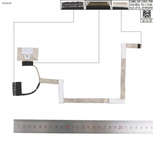 Шлейф матриці для Dell Latitude 12 5280 5290, (01T1HC, DC02C00EI00, CDM60, eDP 30pin)