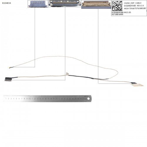 Шлейф матрицы для ноутбука Lenovo IdeaPad 320S-15 320s-15IKB 320s-15ikbr, (DC02002R300, CIUSD, eDP 30Pin)