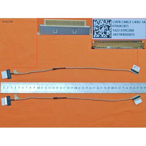 Шлейф матриці для Toshiba Satellite L40 L40D L40D-A c40-B L45D-B C45-b CASU-1A, (1422-01RC000, 40pin LVDS)