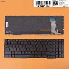 Клавиатура для Asus ROG gl553 fx753 fx553 zx553, US, (черная, красный шрифт)