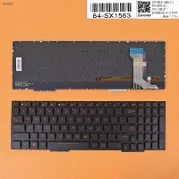 Клавиатура для Asus ROG gl553 fx753 fx553 zx553, US, (черная, красный шрифт) Клавиатура для Asus ROG gl553 fx753 fx553 zx553, US, (черная, красный шрифт)