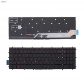 Клавиатура для Dell Inspiron Gaming 15 7566 7567 7588, US, Black/Red, Backlit