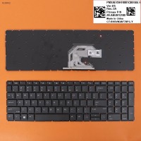 Клавіатура для HP Probook 450 450R 455 G6 G7, US, (чорна, Original)