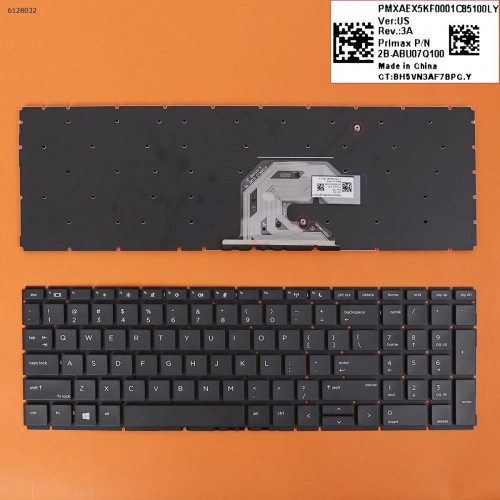 Клавиатура для ноутбука HP Probook 450 450R 455 G6 G7, US, (черная, Original)