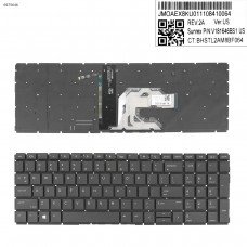 Клавіатура для HP Probook 450 450R 455 G6 G7, US, (з підсвіткою, чорна, Original) Клавіатура для HP Probook 450 450R 455 G6 G7, US, (з підсвіткою, чорна, Original)