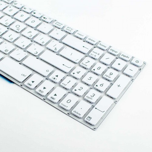 Клавиатура для ноутбука Asus VivoBook Pro 17 N705 N705FD N705UD N705FN X705 x705ma x705mb x705ua x705uf x705u, RU, белая