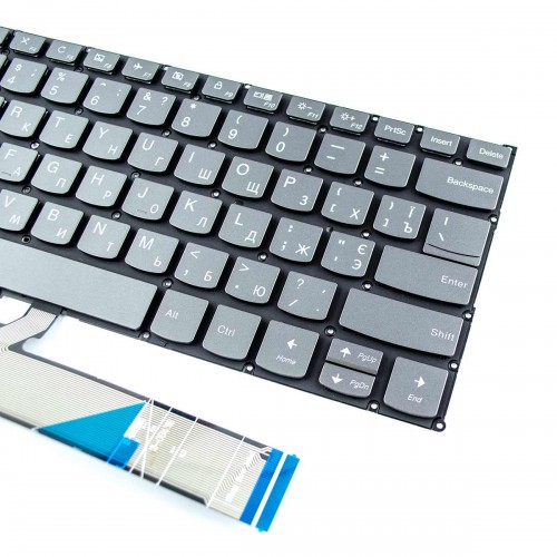 Клавиатура для ноутбука Lenovo Yoga 530-14ARR 530-14IKB, RU/UA, (с подсветкой, серая, Original) Клавиатура для ноутбука Lenovo Yoga 530-14ARR 530-14IKB, RU/UA, (с подсветкой, серая, Original)