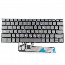 Клавіатура для Lenovo Yoga 530-14ARR 530-14IKB, RU/UA, (з підсвіткою, сіра, Original)