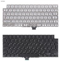 Клавиатура для Macbook Pro A2442 A2779 A2918 A2992 A3112 A3401 A3185, RU, Black, (вертикальный Enter)
