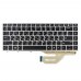 Клавиатура для ноутбука HP Probook 430 G5 440 G5 445 G5, RU/UA, (черная, серебристая рамка, с подсветкой, 6037B0134301, L00735-251, SG-87710-3EA, X8B, SN6165BL)