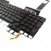 Клавиатура для ноутбука Asus Rog G752 G752VL G752VM G752VS G752VY G701VI series, RU/UA, Black, Red backlit