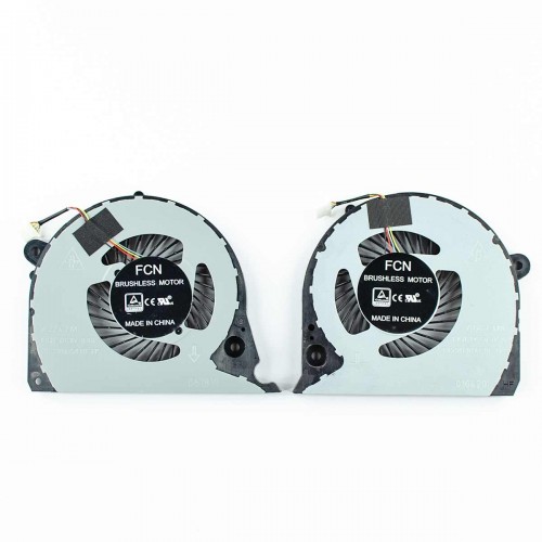 Вентиляторы для ноутбука Dell Inspiron G7 15-7577 15-7588 P72F G5 5587, (DFS2000054H0T FJQS, DFS541105FC0T FJQT, пара L+R, Original)