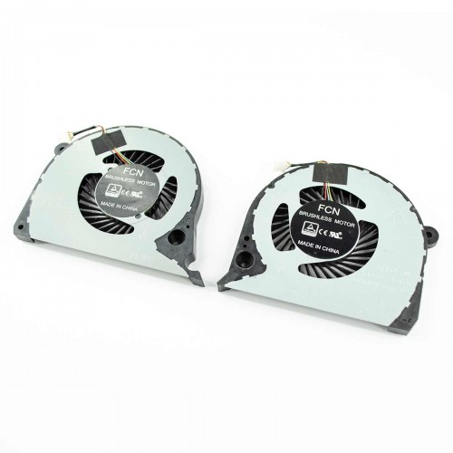 Вентиляторы для ноутбука Dell Inspiron G7 15-7577 15-7588 P72F G5 5587, (DFS2000054H0T FJQS, DFS541105FC0T FJQT, пара L+R, Original)