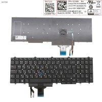 Клавіатура для Dell Latitude E5550 E5570 E5580 E5590, Precision 3510 3520 3530, UK/болгарія, (з поінтстиком, Original) Клавіатура для Dell Latitude E5550 E5570 E5580 E5590, Precision 3510 3520 3530, UK/болгарія, (з поінтстиком, Original)