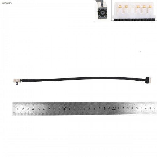 Разъем питания для ноутбука Dell Inspiron 14 7460 7560 7472 7572, (28см, 0JM9RV, PJ875, с проводом/кабелем)