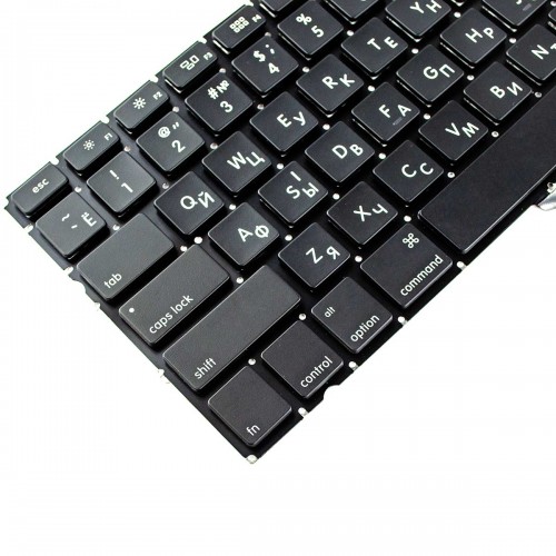 Клавиатура для ноутбука Apple Macbook Pro Unibody 13.3" A1278 MB467, RU/UA, Black, (горизонтальный Enter)