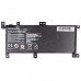 Батарея для ноутбука Asus X556UA X556UB X556UF X556UJ X556UQ X556UR X556UV, 7.6V 5000mAh, C21N1509