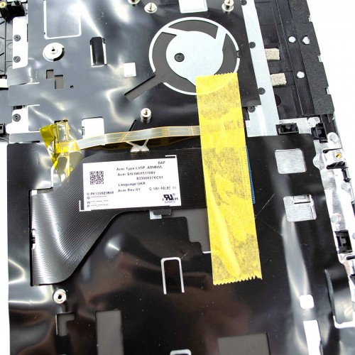 Корпус верхня кришка для Acer Aspire A715-72G, (6B.GXBN2.009, топкейс, з клавіатурою, без тачпада, C Cover, Original)