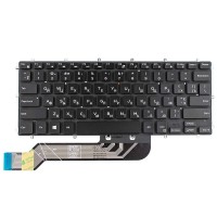 Клавиатура для Dell Inspiron Gaming 14-7466, Latitude 3390, Vostro 5370, RU, (черная, с подсветкой, 0M9DMK, NSK-EB0SC 0R, PK131Q12B01)