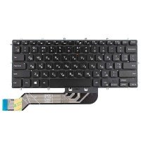 Клавіатура для Dell Inspiron Gaming 14-7466, Latitude 3390, Vostro 5370, RU, (чорна, з підсвіткою, 0M9DMK, NSK-EB0SC 0R, PK131Q12B01)