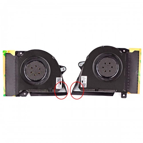 Вентиляторы для Asus GA401II GA401IH GA401IU GA401IV GTX1650Ti, (12V CPU+GPU, 13NR03F0AP0101, 6033B0084901, 13NR03F0AP0301, 6033B0085001, Original)