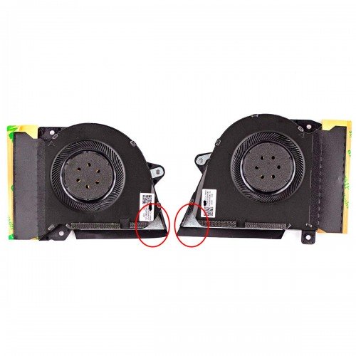 Вентиляторы для Asus GA401II GA401IH GA401IU GA401IV GTX1650Ti, (12V CPU+GPU, 13NR03F0AP0101, 6033B0084901, 13NR03F0AP0301, 6033B0085001, Original)