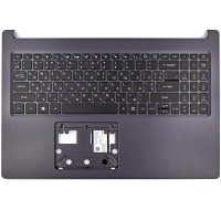 Верхняя крышка для Acer Aspire A515-54 A515-54G S50-51, RU/UA, (топкейс+клавиатура с подсветкой, Original)