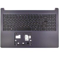 Верхняя крышка для Acer Aspire A515-54 A515-54G S50-51, RU/UA, (топкейс+клавиатура с подсветкой, Original)
