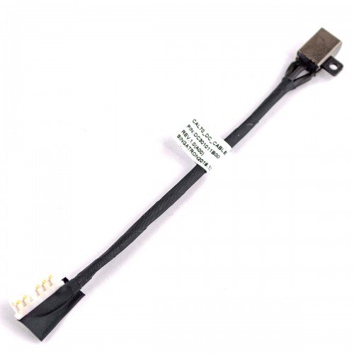 Роз'єм живлення для Dell Inspiron 17 5000 i5570 i5775 5770 p35e, (DC301011B00, 02KJX2, PJ1074, з проводом/кабелем)