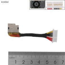 Роз'єм гніздо живлення для HP 15-CB series, (12pin, 926430-001, 922575-YD5, PJ1010, з проводом/кабелем)