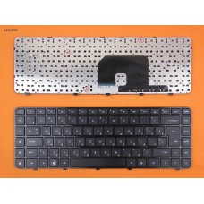 Клавиатура для HP Pavilion DV6-3000 DV6T-3000 DV6Z-3000 DV6-3100 DV6-3200 DV6-4000 RU (чёрная, с рамкой)