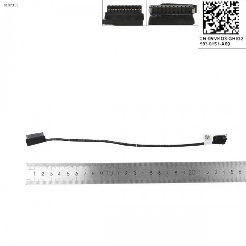 Кабель підключення батареї для ноутбука Dell Latitude 5480 5490 5491 5495, (0NVKD8, DC02002NX00)