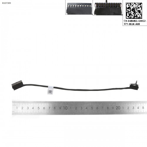 Кабель підключення батареї для Dell Latitude E7470 7470, 049W6G DC020029500