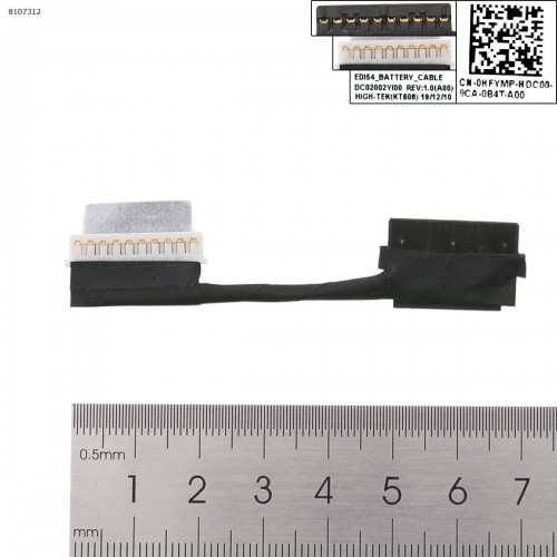 Кабель підключення батареї для Dell N3583 N3581 N3490 V3480 V3583, 0HFYMP DC02002YI00 EDI54
