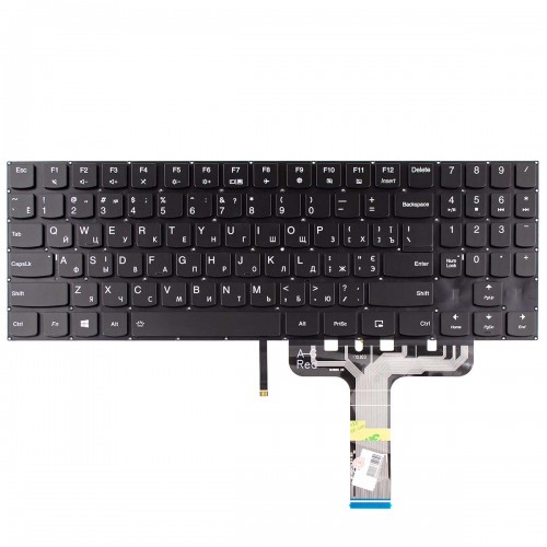 Клавиатура для ноутбука Lenovo Legion Y540-15IRH Y545-15ICH Y740 Y9000K series, RU/UA, (черная, с подсветкой)